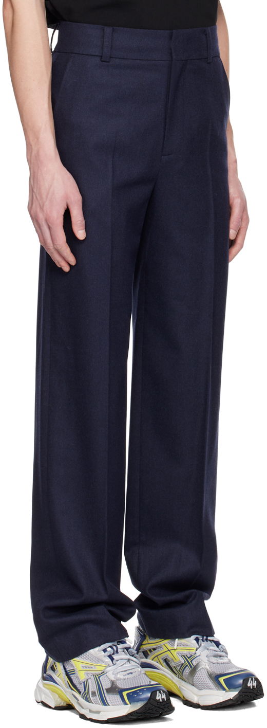 Nohavice We11done Melina Wide Leg Wool Trousers Modrá | WD-PT3-22-286-M-NV, 1