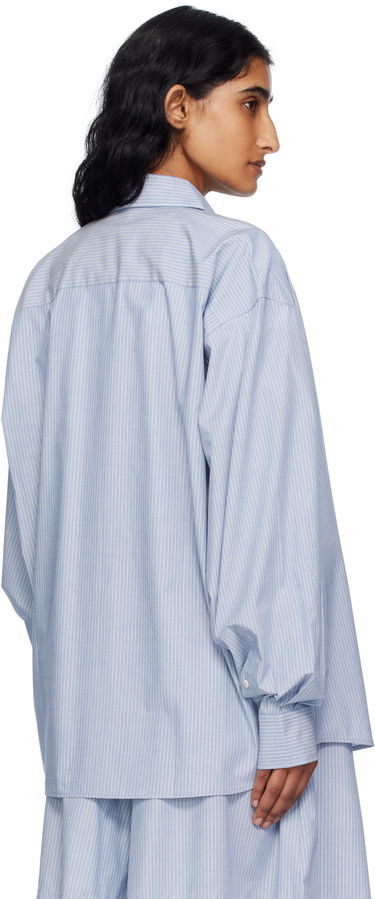 Košeľa Baserange Baserange Claude Striped Shirt Modrá | TSCL-PO-AU25, 2