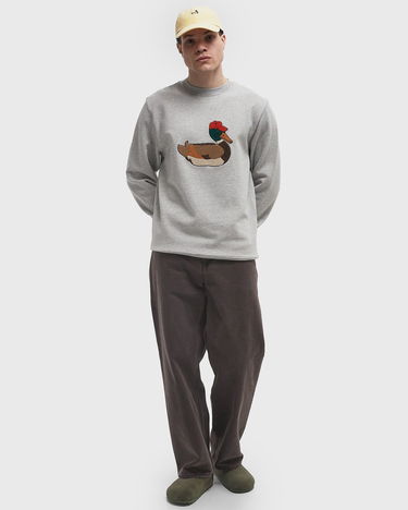 Mikina Edmmond Studios Duck Hunt Graphic Sweatshirt Šedá | 125-40-01840, 2