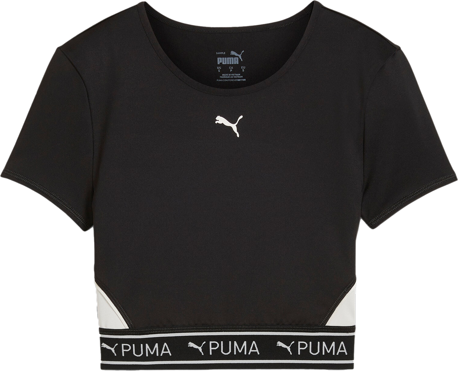 Crop Top Puma Puma Strong Baby Short Sleeve Crop Top Čierna | 525878-51, 1
