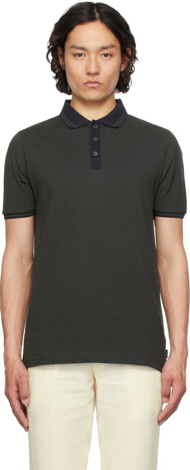 Polo tričko Paul Smith PS Paul Smith Micro Jacquard Organic Cotton Polo Zelené | M2R-081Z-P22277-49, 0