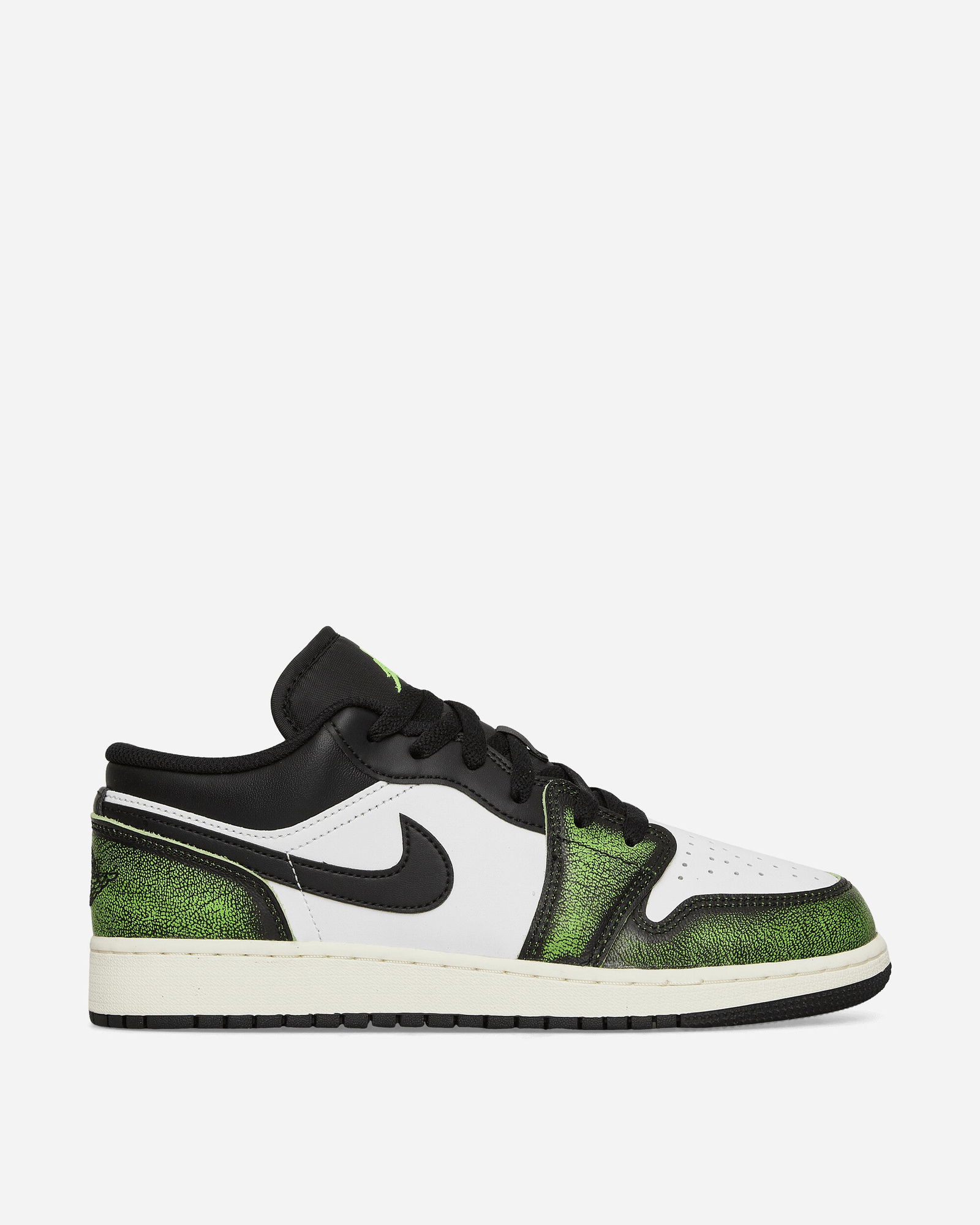 Air Jordan 1 Low SE "Wear-Away - Electric Green" GS