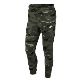Tepláky Nike Sportswear Club Camo Sweatpants Zelené | AJ2112-325, 0