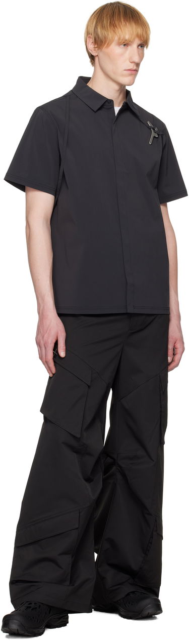 Košeľa HELIOT EMIL Heliot Emil Purulence Technical Shirt Čierna | SS25_M_05_042_BLK01_CO, 3