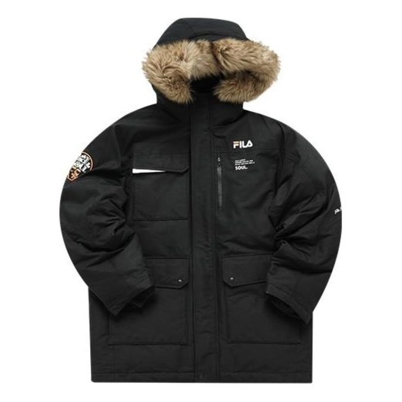 Parka FILA Fusion Multi Pocket Down Jacket Čierna | T11M145908F-BK