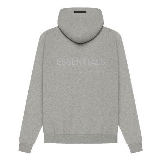 Mikina Fear of God Essentials Pullover Hoodie Šedá | FOG-SS21-609, 0
