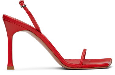 Doplnky Amina Muaddi Amina Muaddi Maya Slingback Heeled Sandals Červená | MAYA SLINGBACK NAPPA, 0