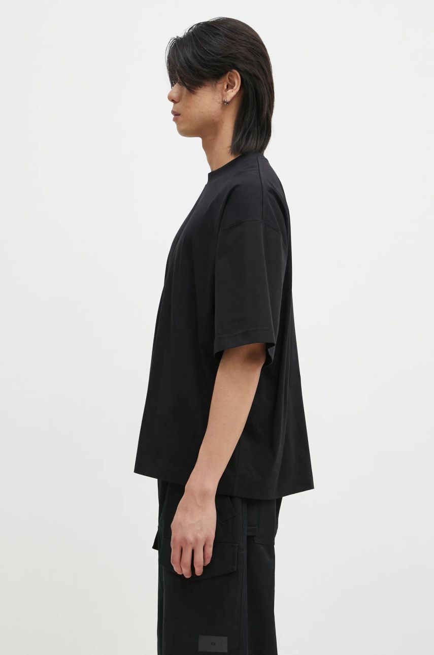 Tričko VETEMENTS Oval Logo Cropped Boxy T-Shirt Čierna | UA66TR600BB, 1