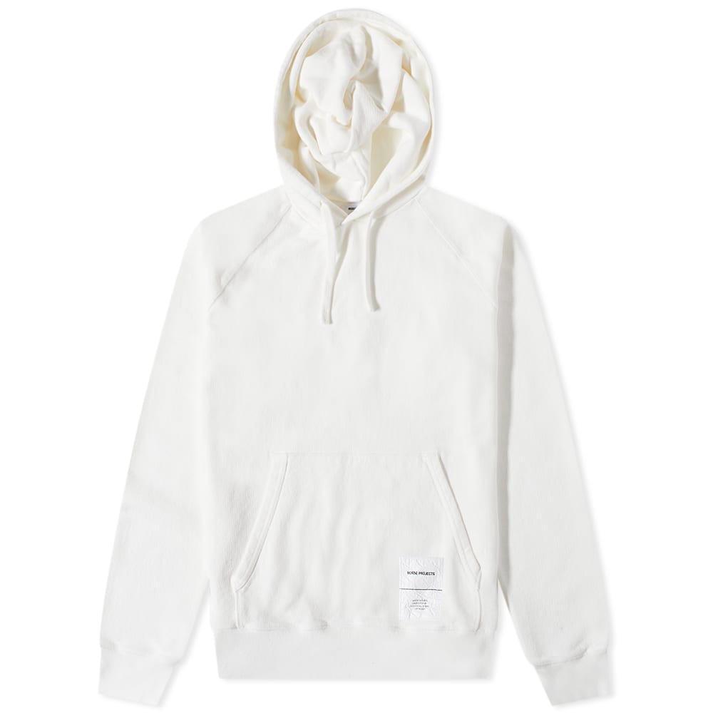 Mikina NORSE PROJECTS Kristian Tab Series Popove Biela | N20-1294-0957, 0