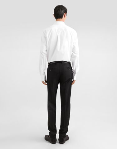 Košeľa Dolce & Gabbana Cotton Shirt With Patch Biela | G5ML1ZGI757W0800, 2