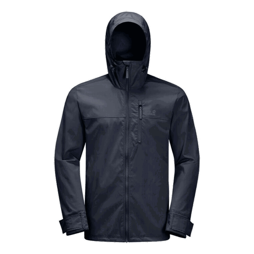 Vetrovka Jack Wolfskin DESERT WIND Hooded Wind Jacket Navy | 1306411-1010