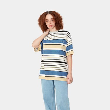 Tričko Carhartt WIP S/S Rowe T-Shirt Modrá | I033050_1ZL_60, 0