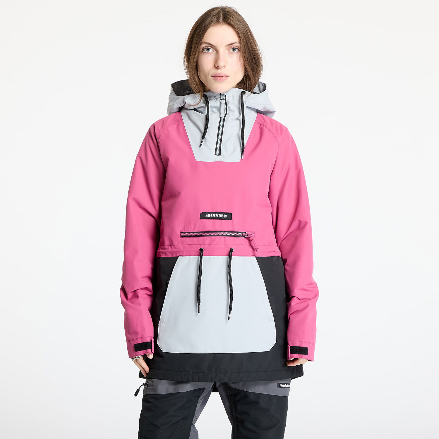 Parka Horsefeathers Women's Derin II Snowboard Anorak Jacket Ružová | OW214L, 0