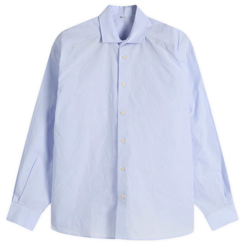 Košeľa Baserange Baserange Claude Shirt, Size Medium Modrá | TSCL-OCP-AU25-SAX