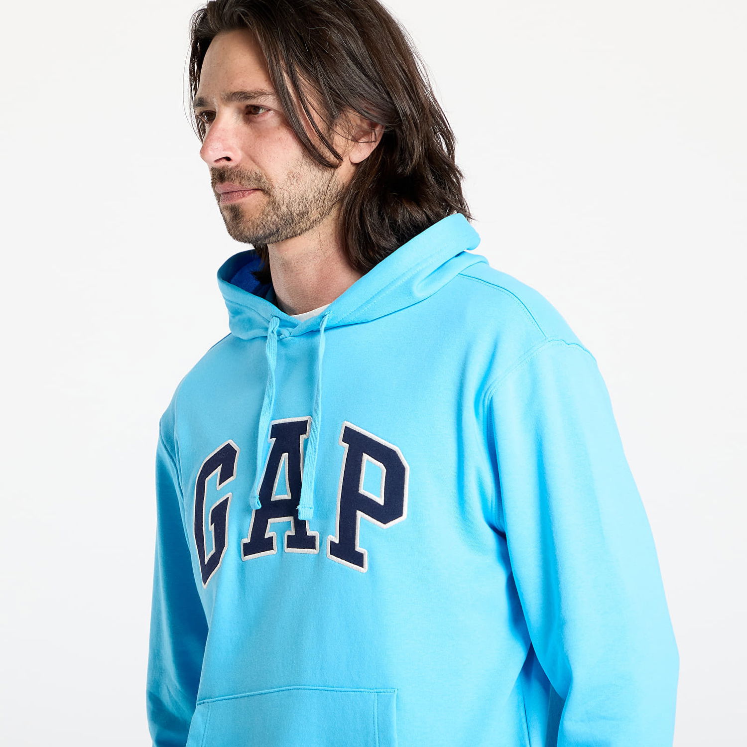 Mikina GAP GAP Arch Logo Hoodie Tyrkysová | 868460-10, 1