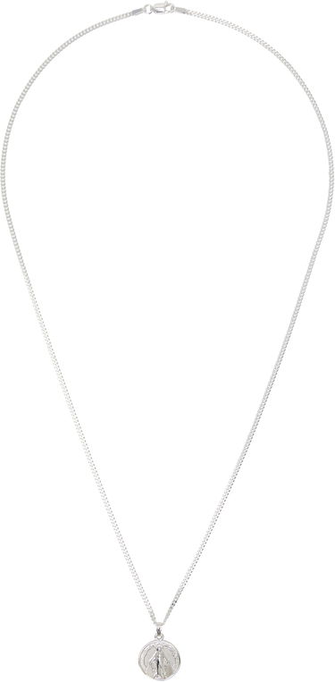 Náhrdelník WACKO MARIA Coin Pendant Necklace Metalická | WMGP-NL04, 0