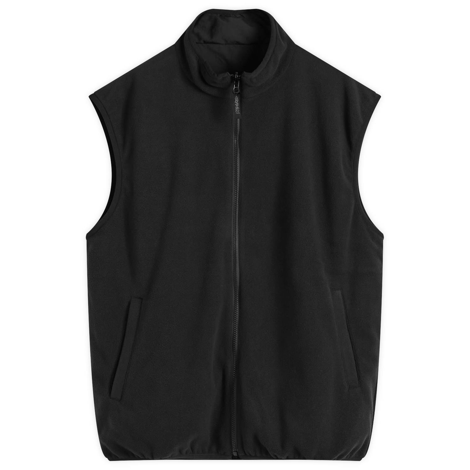 Vesta GRAMICCI Reversible Fleece Vest Čierna | G4FU-J016-BLK, 0