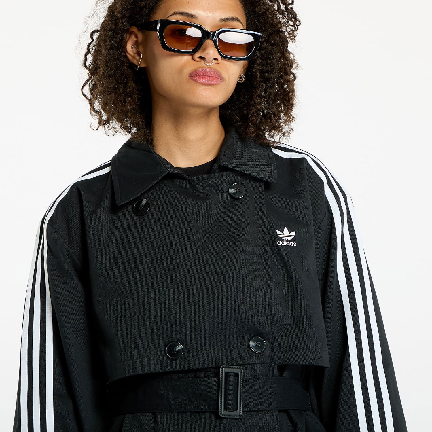 Kabáty adidas Originals Tcoat Twill Black Čierna | IZ0381, 1