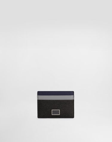 Peňaženka Dolce & Gabbana Dolce & Gabbana Dauphine Leather Card Holder Čierna | BP0330A6N728F701, 0