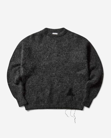 Sveter ROA Dropstitch Mohair Knit Crewneck Sweater Čierna | RBMW0522YA76 ANT0001, 1