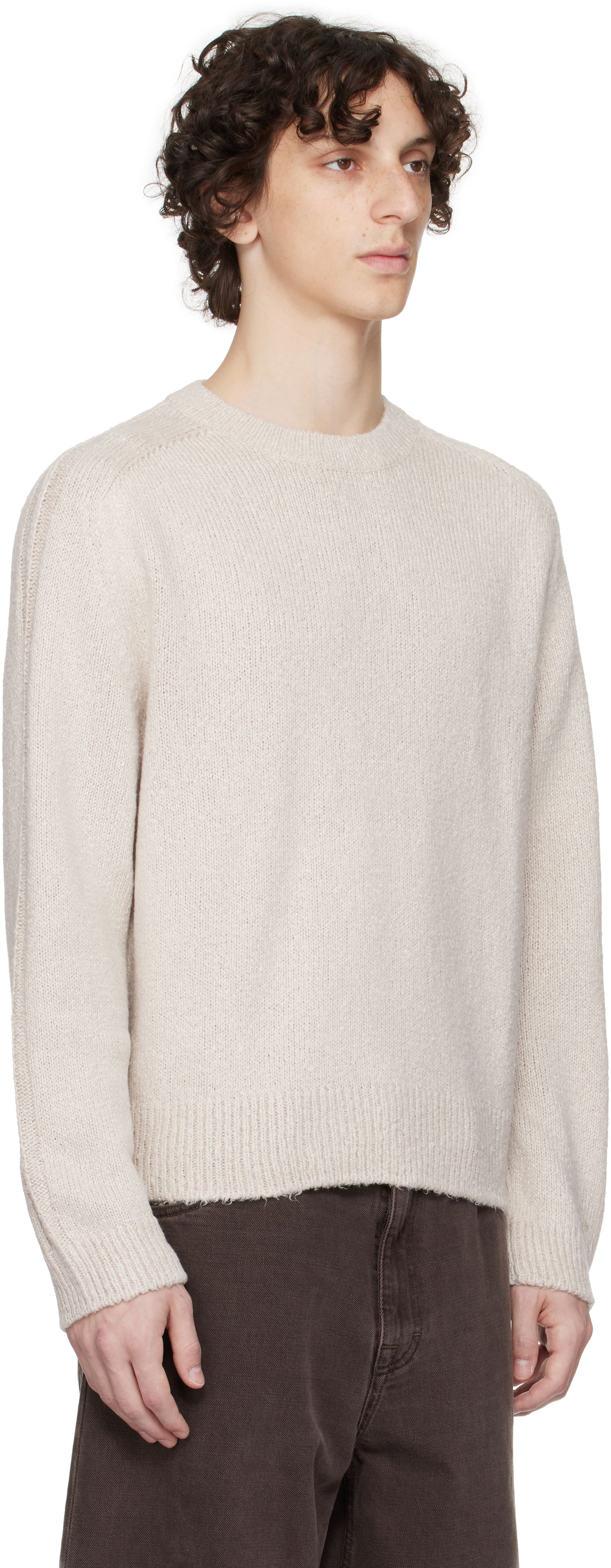 Sveter OUR LEGACY OUR LEGACY True Roundneck Sweater Béžová | M2253TO, 1