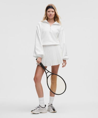 Mikina lululemon Terry Cotton Tennis 1/2 Zip Top Biela | prod20002823, 6