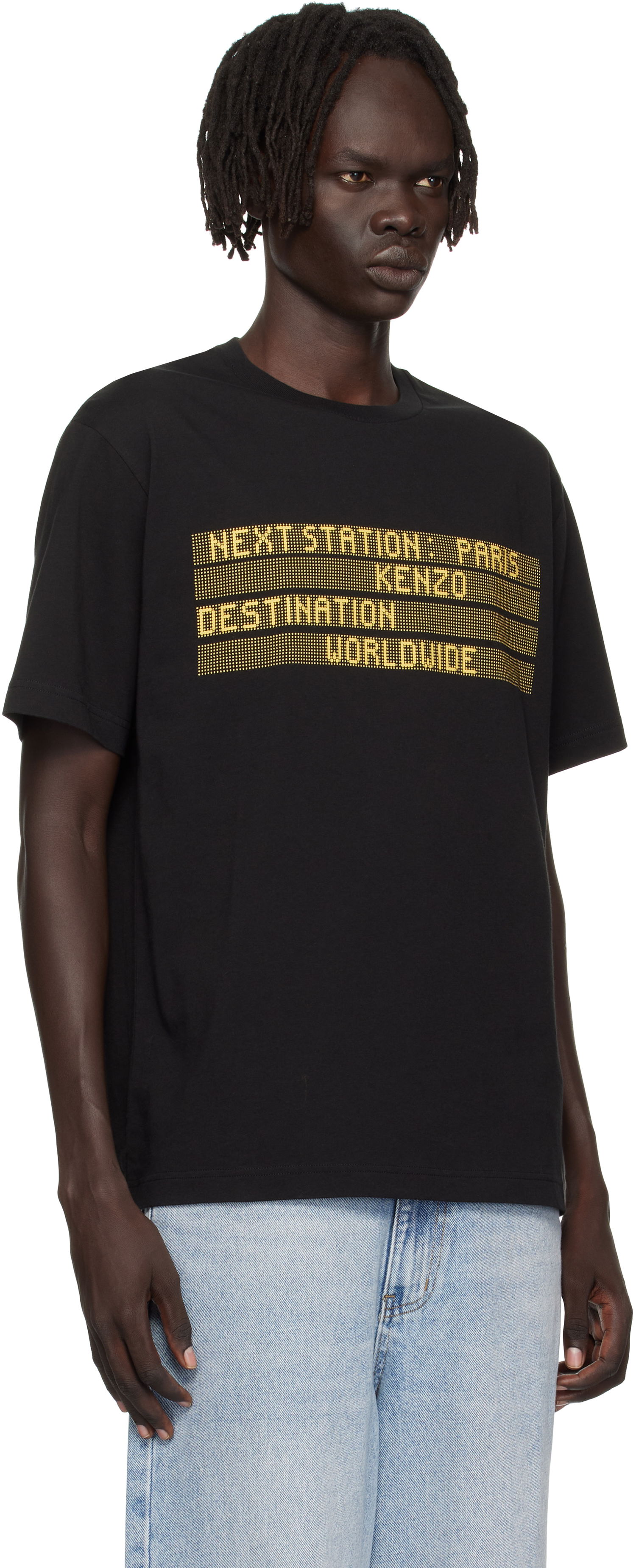 Tričko KENZO Kenzo Paris 'KENZO City' T-Shirt Čierna | FF65TS2574SG, 1
