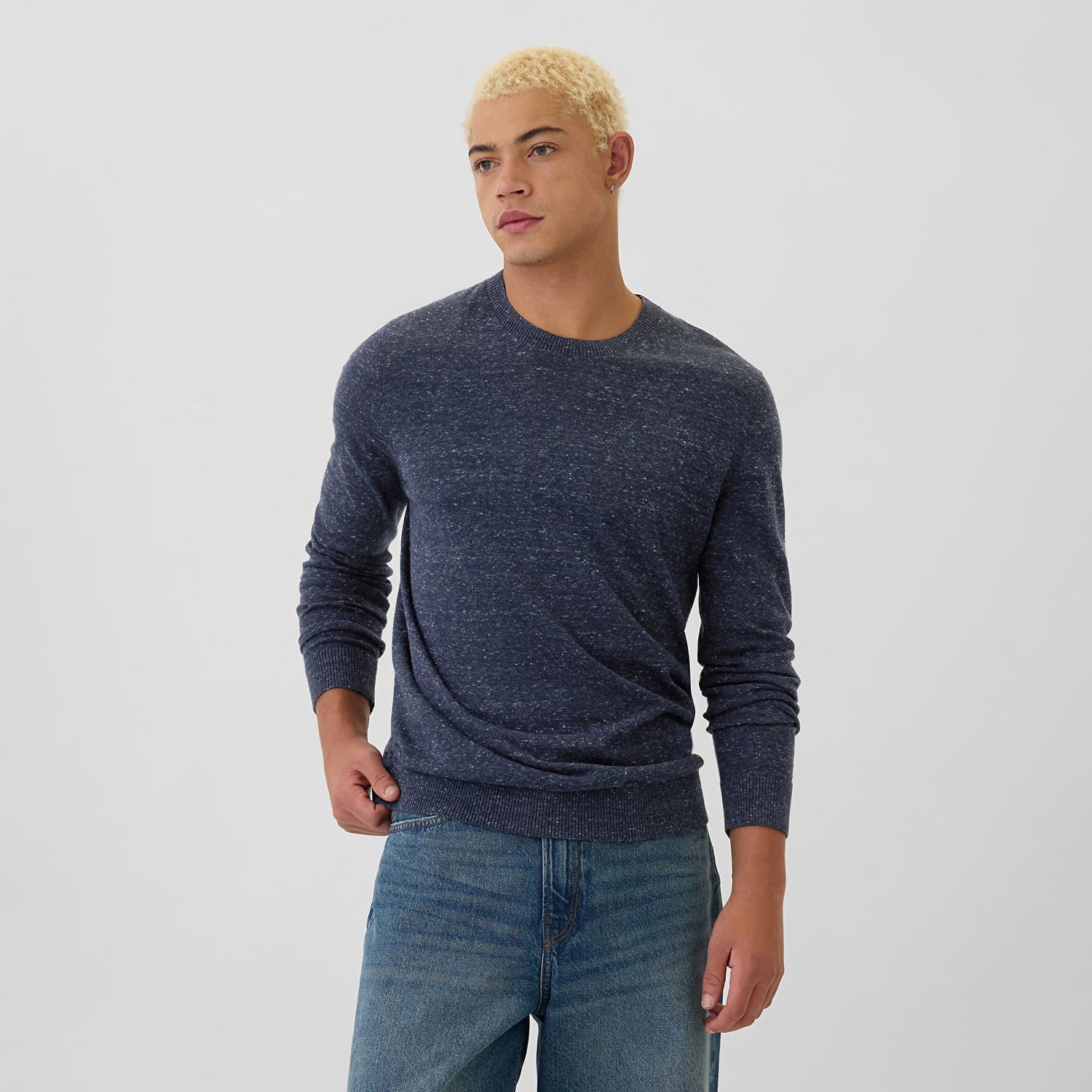 Sveter GAP Sweater Core Cotton Crew Navy M Čierna | 498141-06, 0