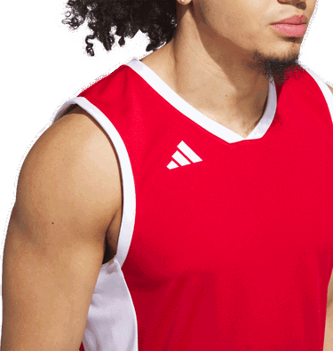 Dres adidas Originals Sleeveless Jersey Pulse Speed Červená | jm2656, 4