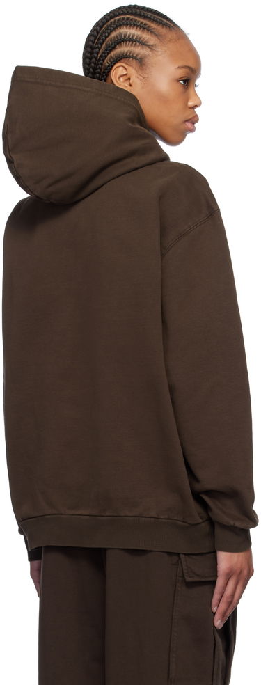Mikina SKIMS SKIMS Boyfriend Fleece Hoodie Hnedá | ZU-ZUP-8022W, 2