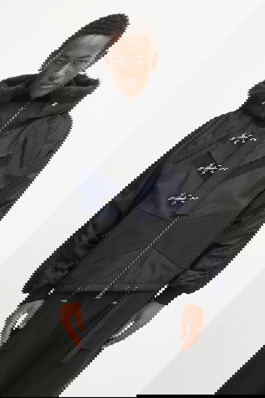 Bomber bunda Andersson Bell Norwegian N2B Hooded Padded Jacket with Fur Trim and Toggle Closures Rôznofarebný | awa690u, 0