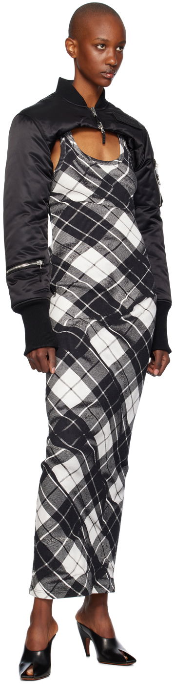 Šaty Jean Paul Gaultier Gaultier Tartan Maxi Dress Čierna | 24/31-F-RO302-J565-000201, 3