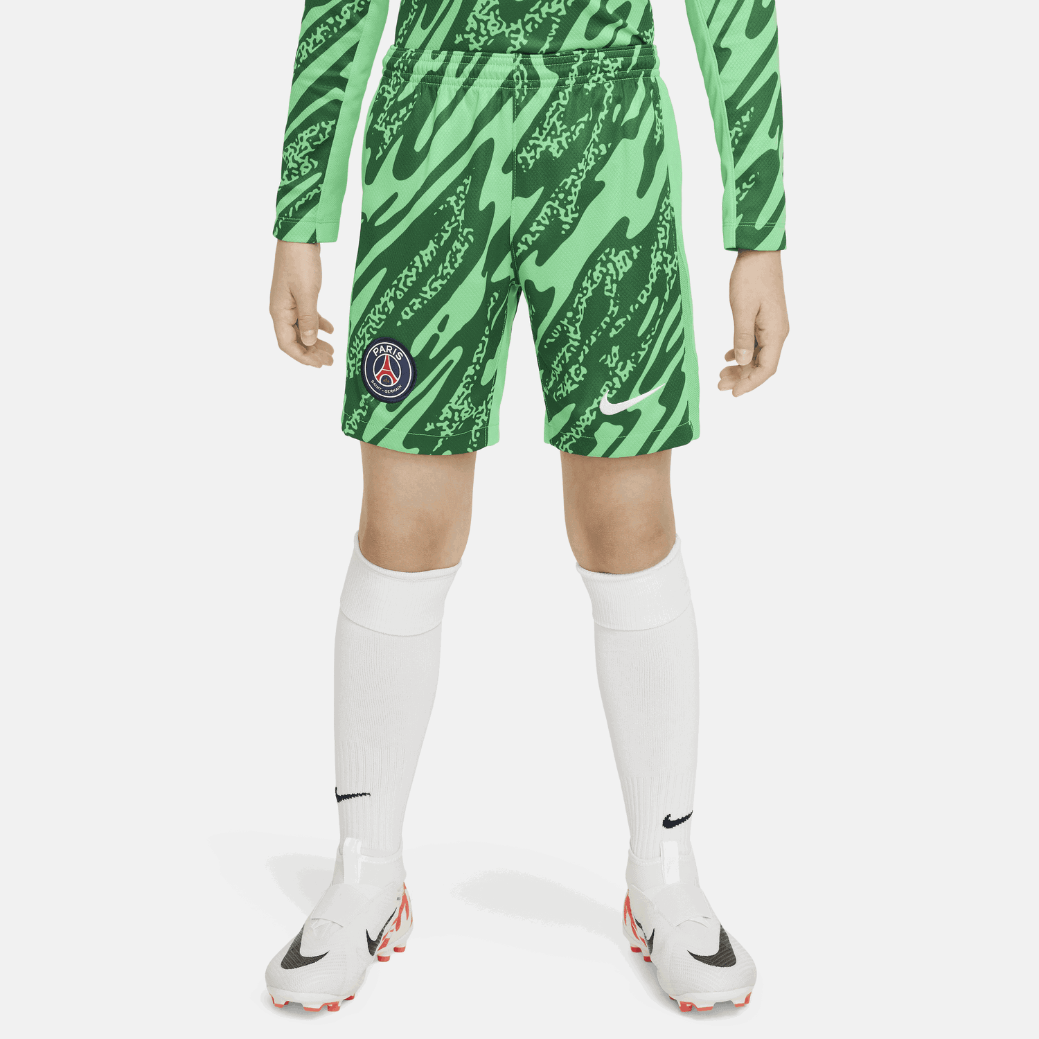Šortky Nike Paris Saint-Germain Stadium 2024/25 Dri-FIT Replica Older Kids' Football Shorts Zelené | FN9191-329, 1