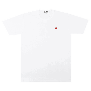Tričko Comme des Garçons PLAY Small Heart T-Shirt Biela | AZ T304 051 2, 0