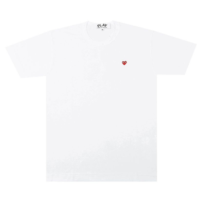 Tričko Comme des Garçons PLAY Small Heart T-Shirt Biela | AZ T304 051 2