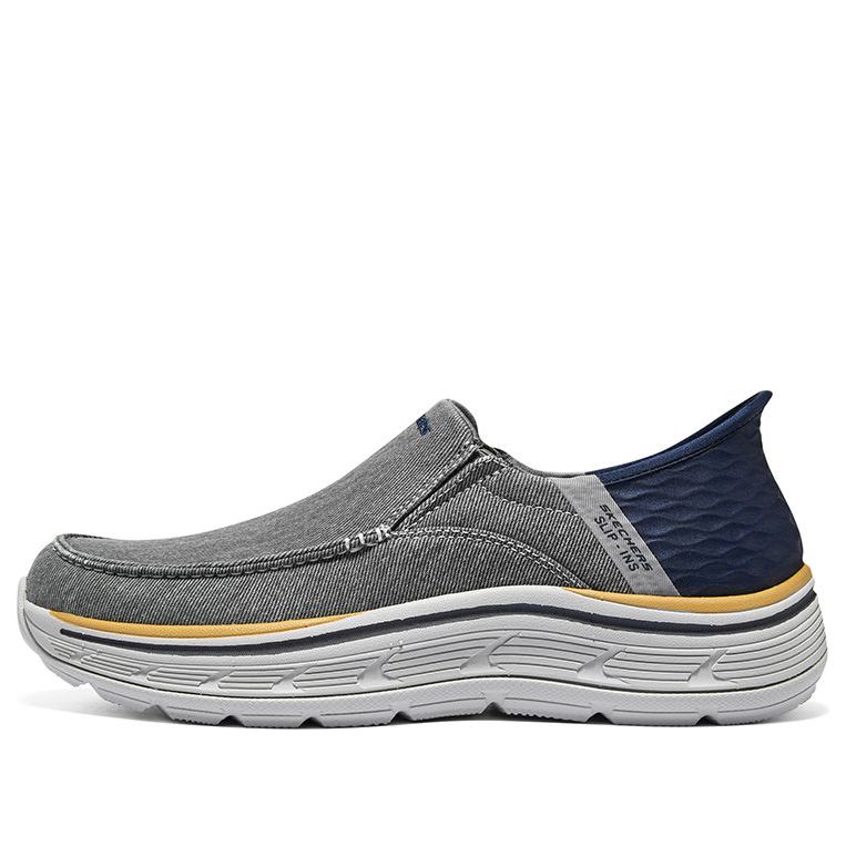 Tenisky a topánky Skechers Remaxed-Fenick Slip-Ins Šedá | 204839-BLU