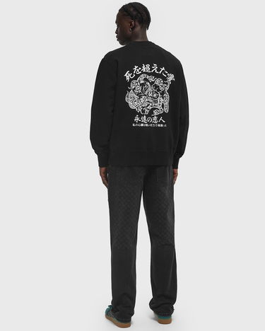Sveter EDWIN Forever Lover Crewneck Sweatshirt Čierna | I035045-8967, 1