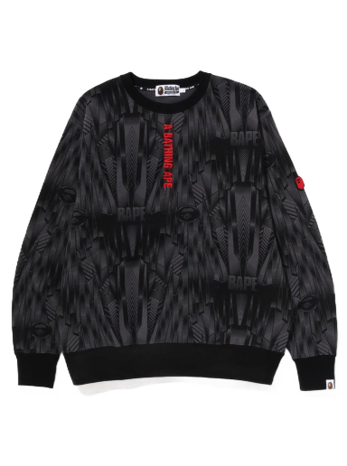 Sveter BAPE Speed Racer Relaxed Fit Crewneck Čierna | 1J30-113-003