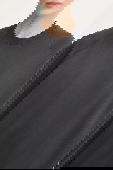 Mikina Carhartt WIP Smooth Cotton Sweatshirt Hudson Sweat Šedá | I035136.895F, 3