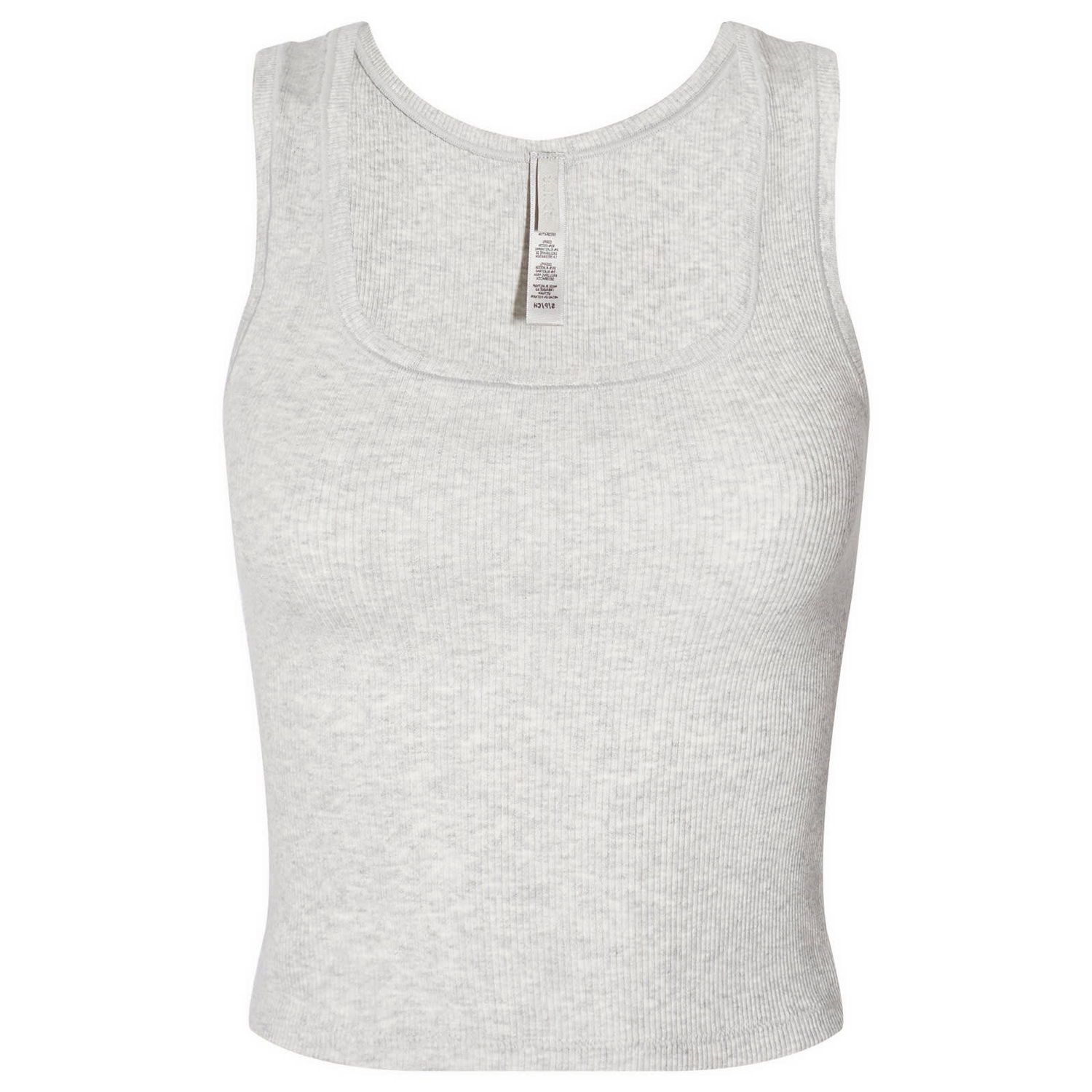 Tielko SKIMS Rib Tank Top Šedá | AP-TNK-0038-LHG, 0