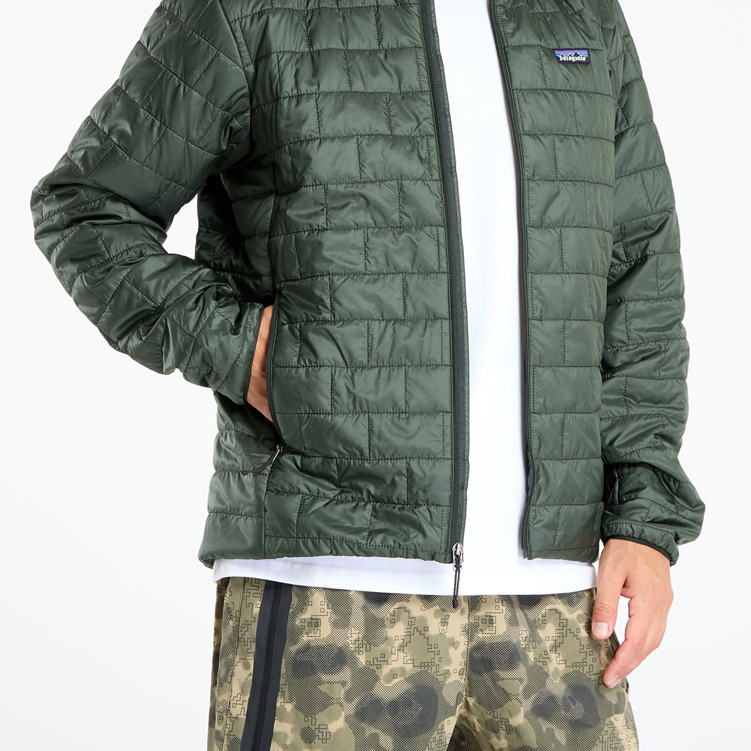Prešívaná bunda Patagonia Nano Puff Jacket Zelené | 84213 OLGG, 1