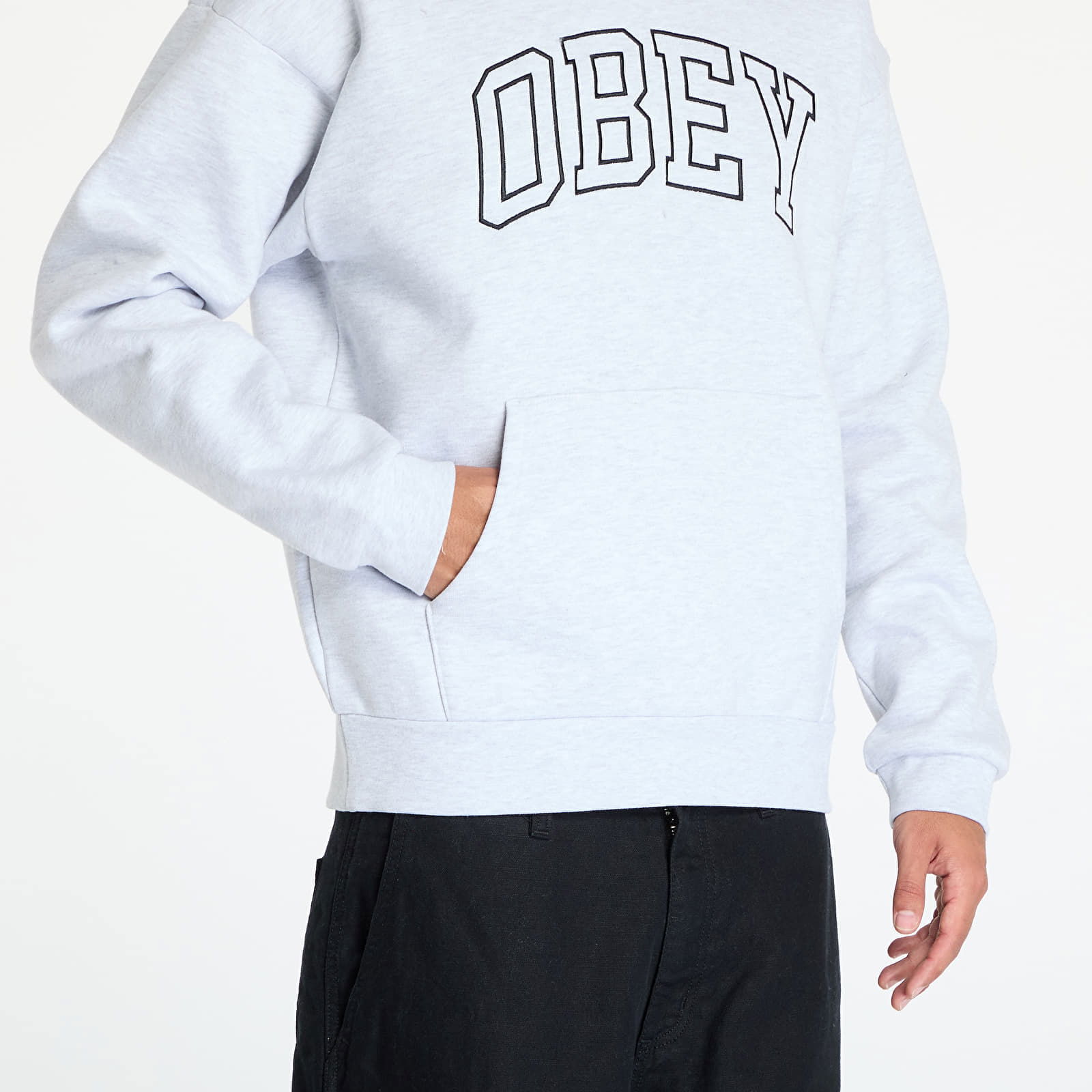 Collegiate Extra Heavy Hoodie II Ash Grey