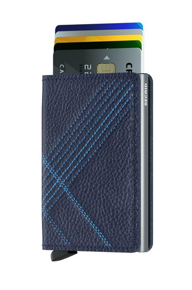 Peňaženka Secrid Leather Wallet Modrá | SSt.Linea.Navy, 0