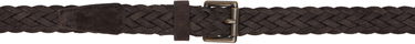 Opasok HED MAYNER Hed Mayner Braided Suede Belt Hnedá | HMMA83006A-HA816, 0