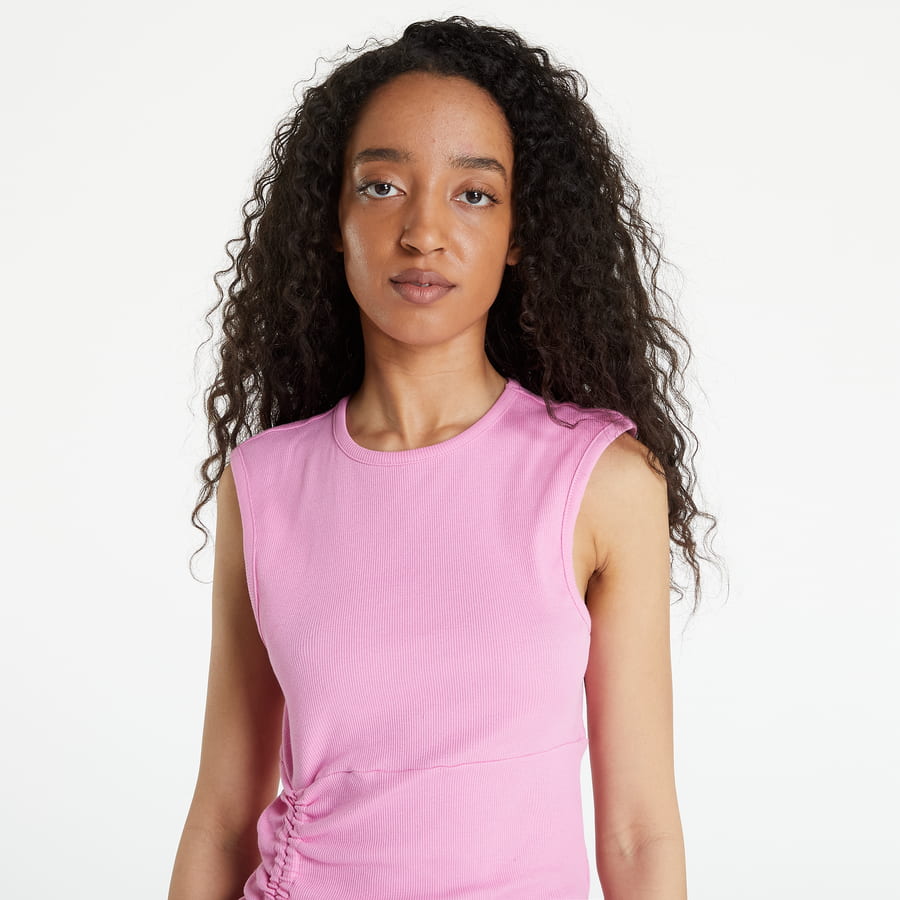 Šaty Noisy May Sleeveless Rouching Detail Dress Ružová | 27021474, 1