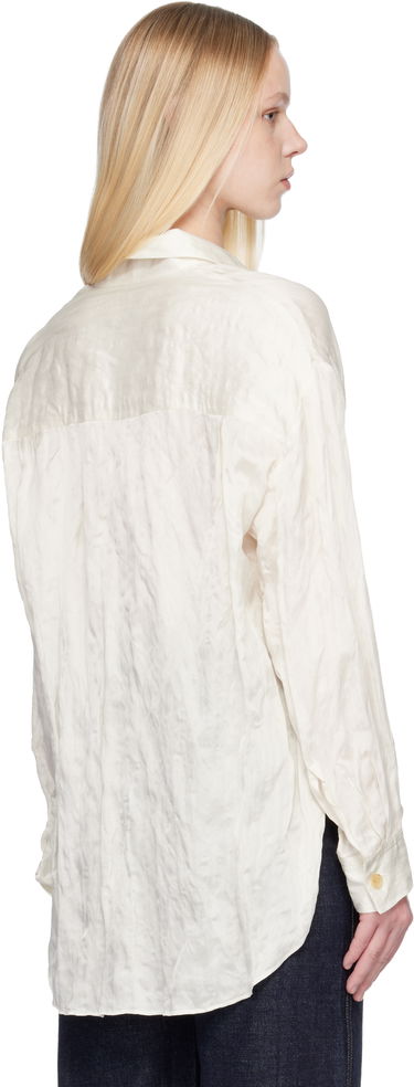Košeľa Khaite Crinkled Goya Shirt Biela | 2430466, 2