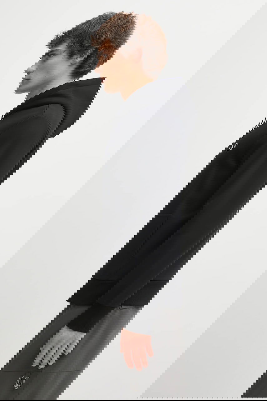 Mikina Fred Perry Smooth Hooded Sweatshirt Čierna | M1371, 1