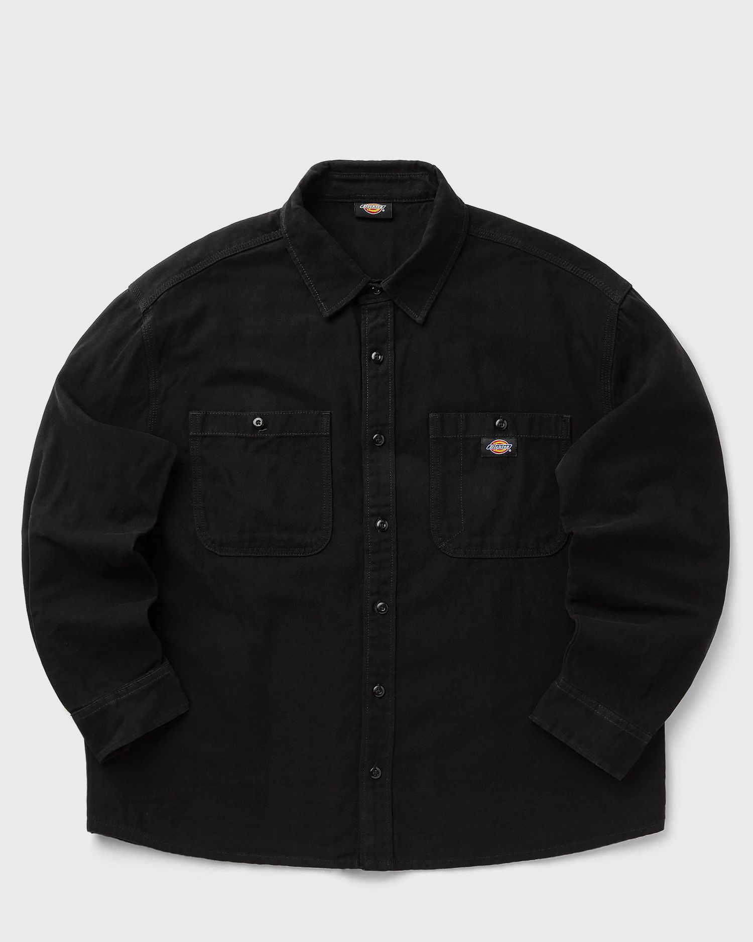 Košeľa Dickies Canvas Long-Sleeve Button-Up Shirt with Two Chest Pockets Čierna | DK0A87PRBLK1, 1
