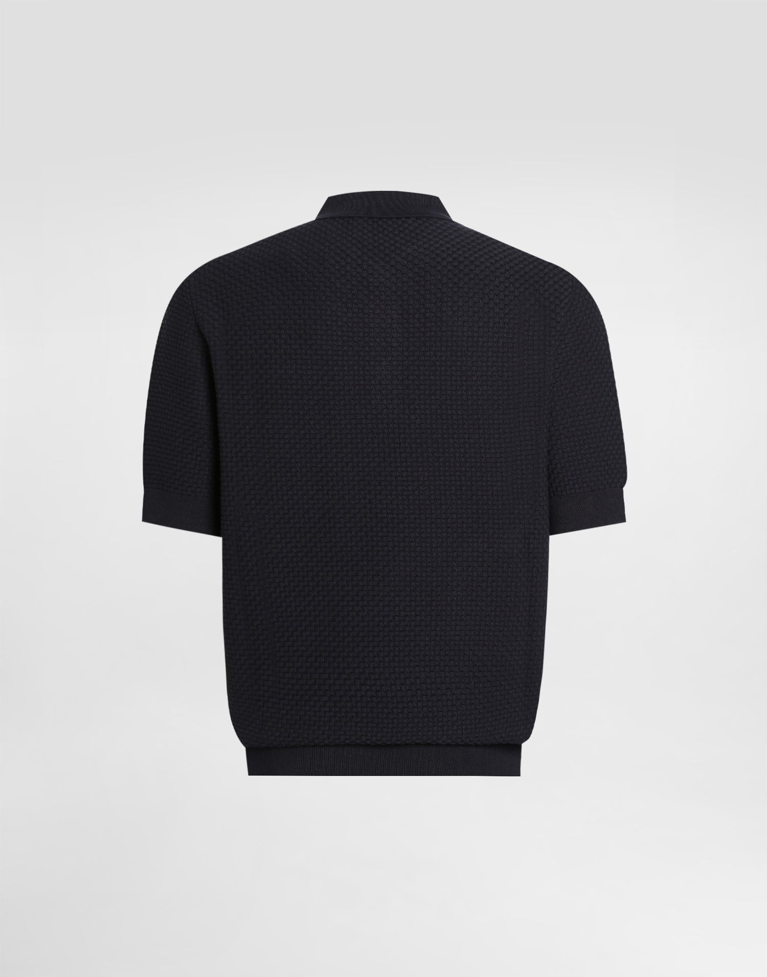 Polo tričko Dolce & Gabbana Textured Cotton Polo Shirt Navy | GXZ02TJBCGFB0665, 1