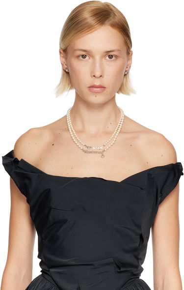 Náušnice Vivienne Westwood Balbina Orb Pearl Stud Earrings Metalická | 62010268-02P118-CN, 3